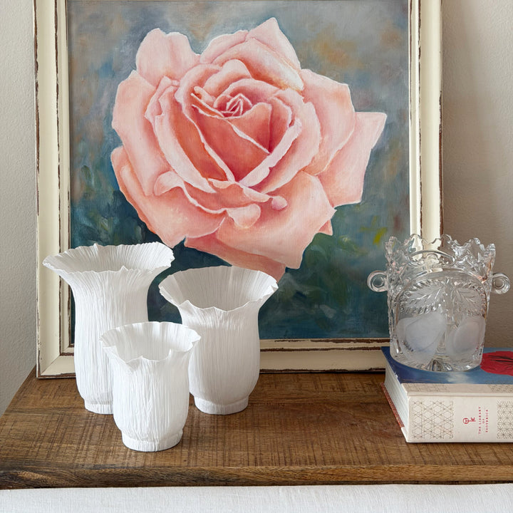 Open Bell Paper Tealight Holder | H 18cm | Made in France