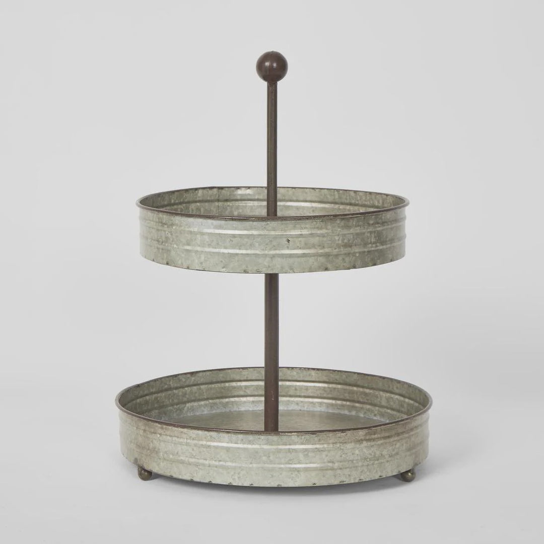 Lilly Two Tiered Metal Stand