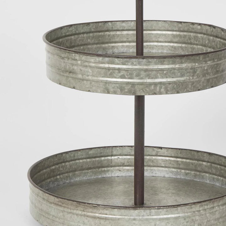 Lilly Two Tiered Metal Stand