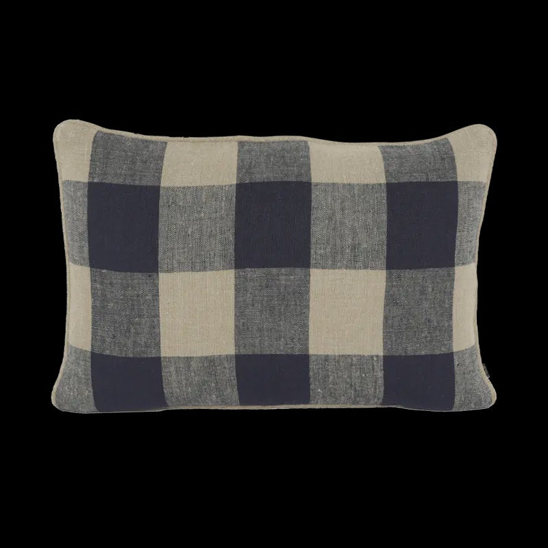 Palma Linen Cushion Cover | Encre | 40 x 60cm