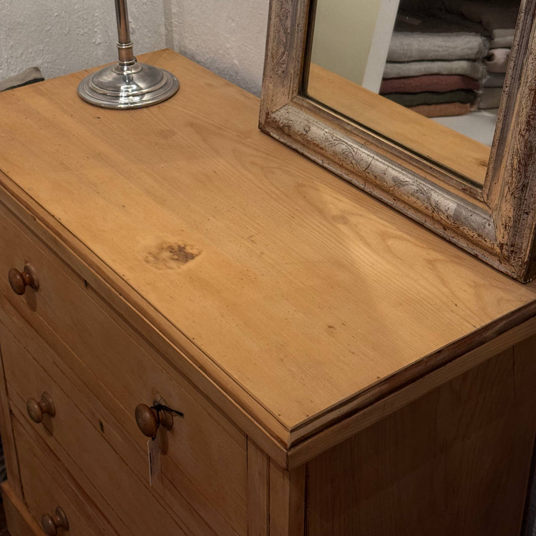 Kauri Pine Chest of Three Drawers