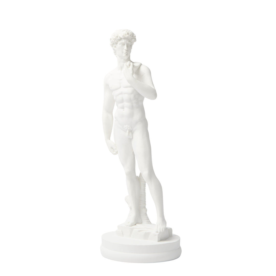 Standing White David Statue | 26cmH x 10cmW x 10cmD