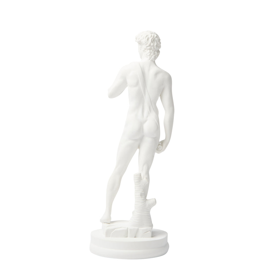 Standing White David Statue | 26cmH x 10cmW x 10cmD
