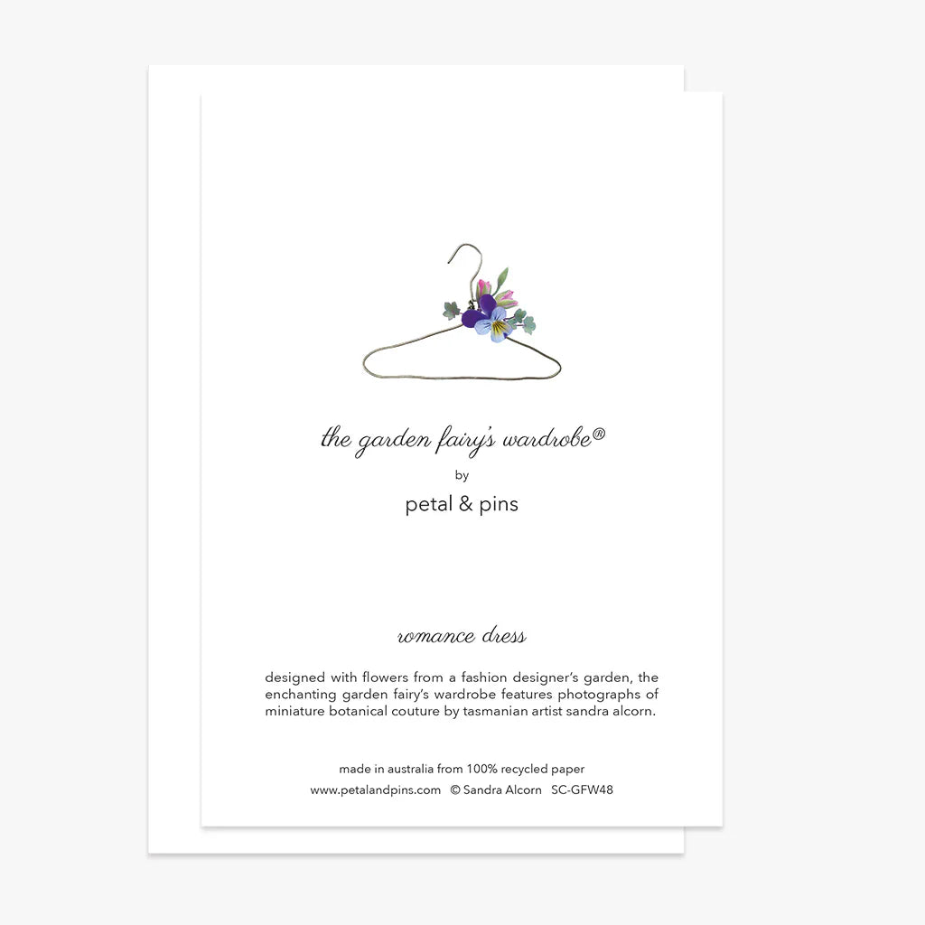 Romance Dress Card w Envelope