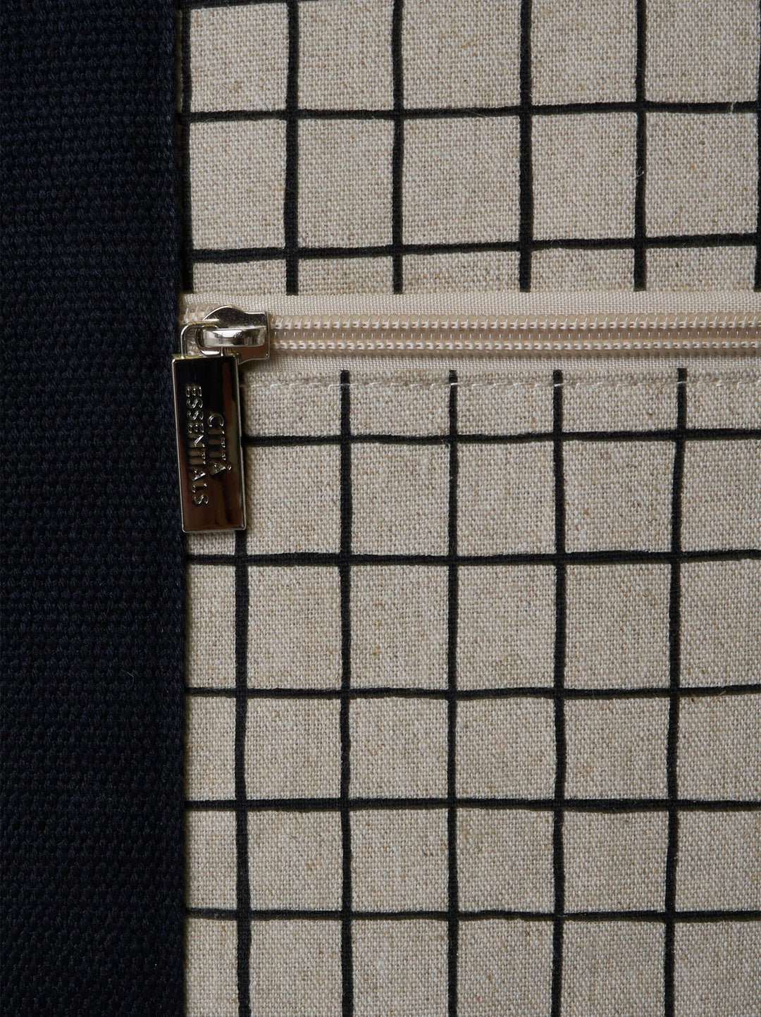 Grid Cooler Bag | Natural | Large