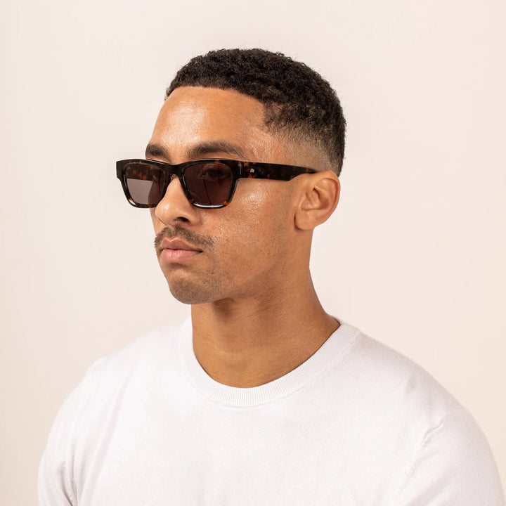 Sito | Boston Sunglasses | Ecru Tort/ Grey