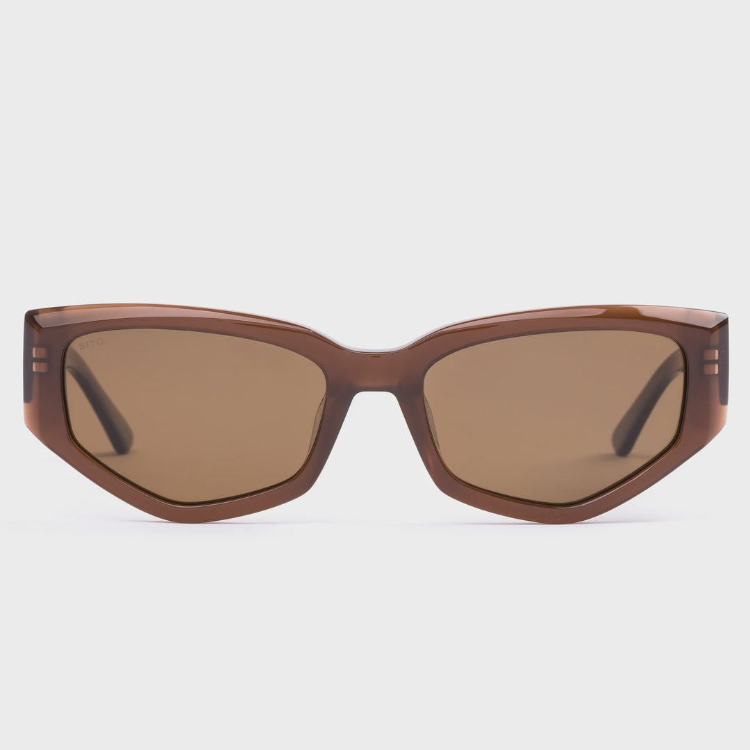Sito | Diamond Polarised Sunglasses | Milky Coco / Brown