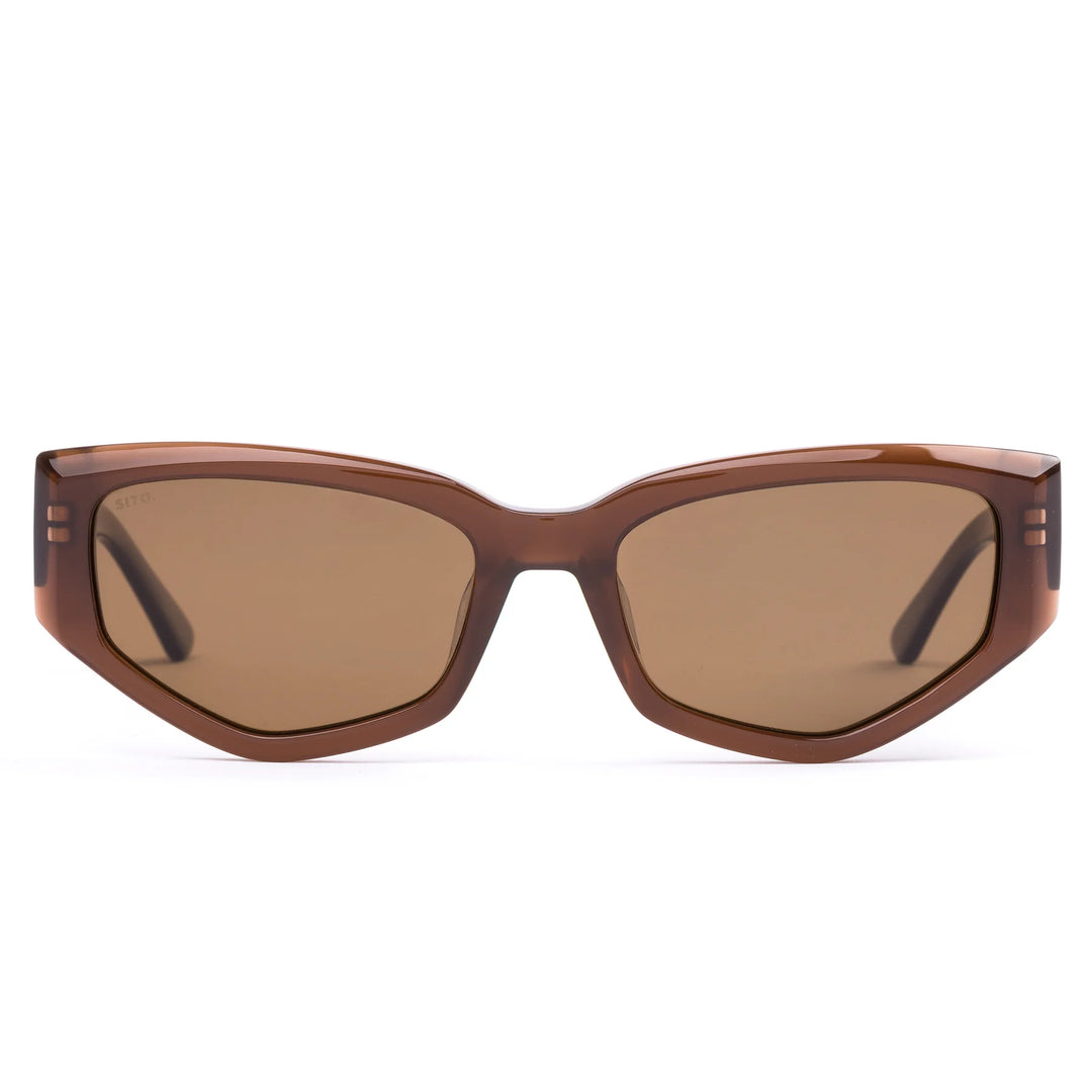 Sito | Diamond Polarised Sunglasses | Milky Coco / Brown