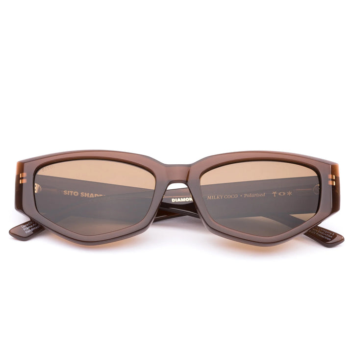 Sito | Diamond Polarised Sunglasses | Milky Coco / Brown