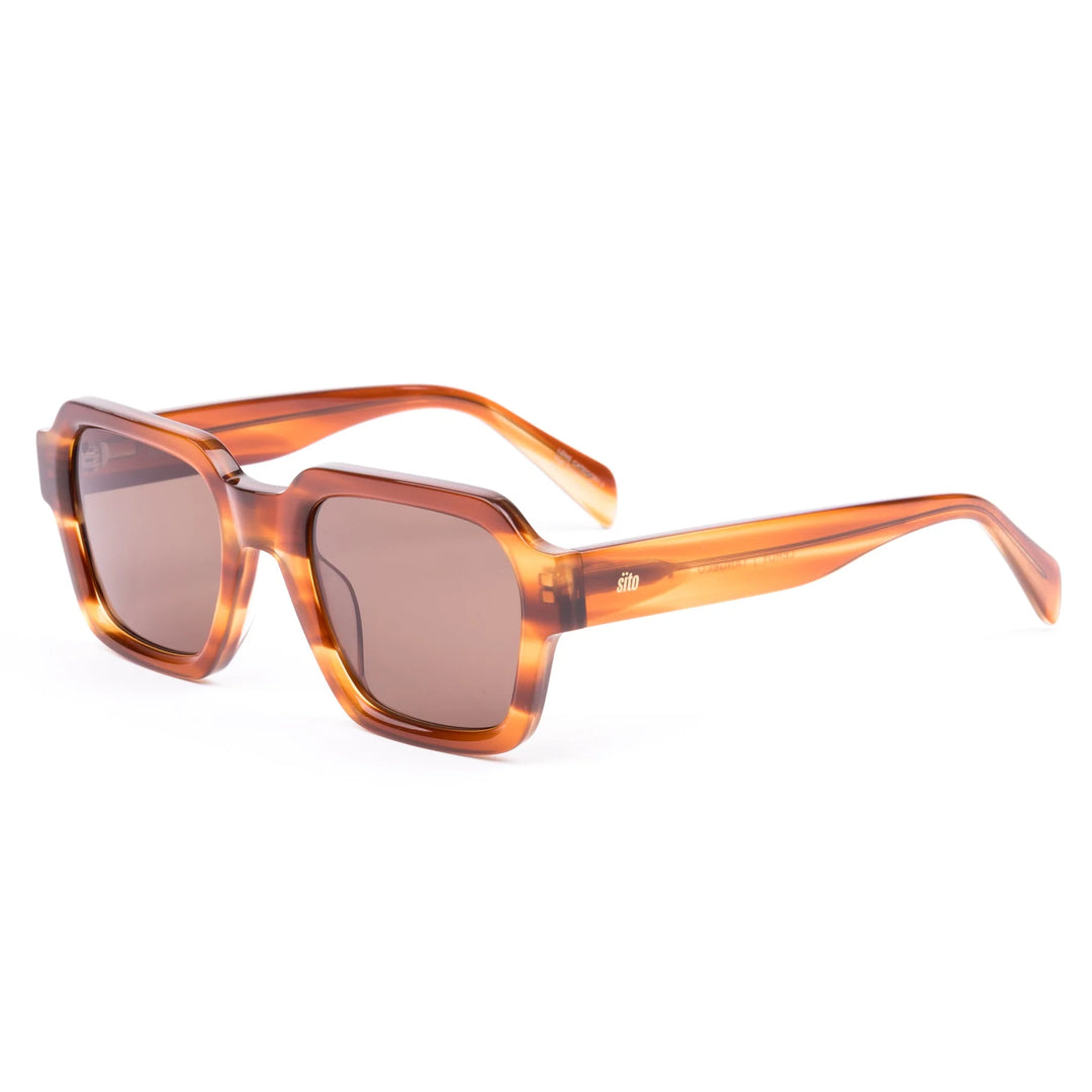 Sito | Leroy Sunglasses | Tangello/Coffee