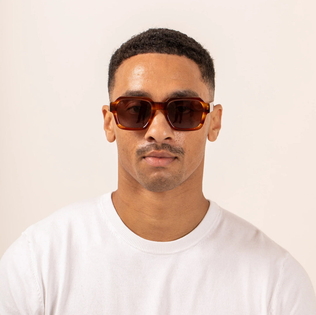 Sito | Leroy Sunglasses | Tangello/Coffee