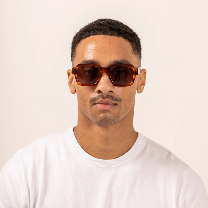 Sito | Leroy Sunglasses | Tangello/Coffee
