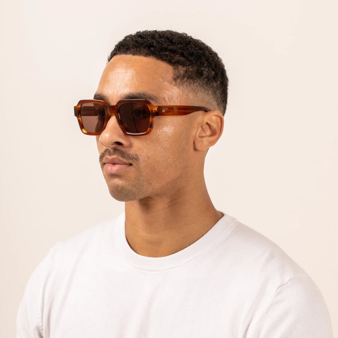 Sito | Leroy Sunglasses | Tangello/Coffee