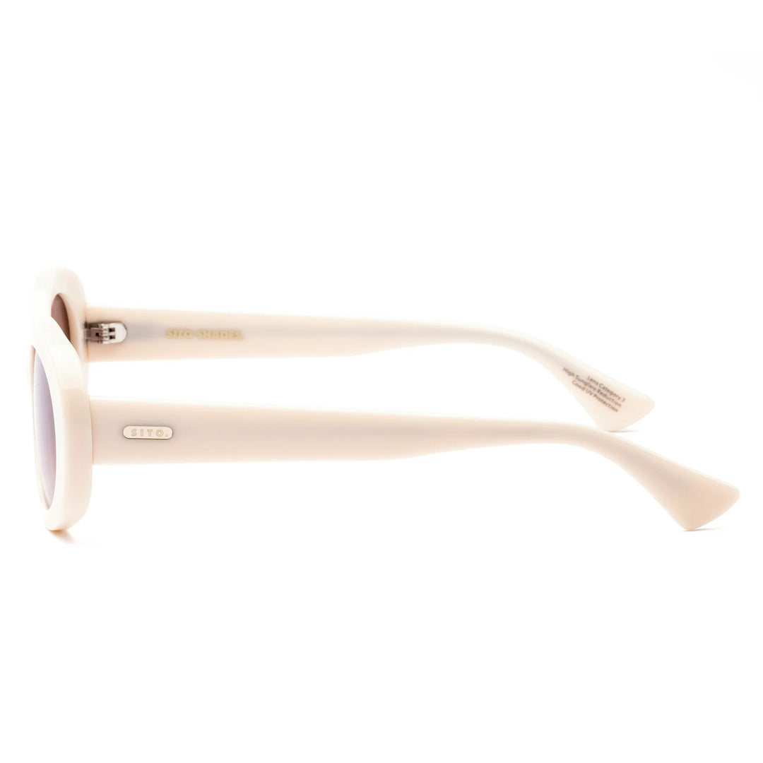 Sito | Luna Sunglasses | Cream/Rosewood Gradient