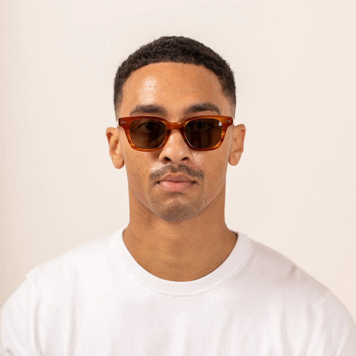 Sito | Ryker Sunglasses | Tangello/Brown Polar