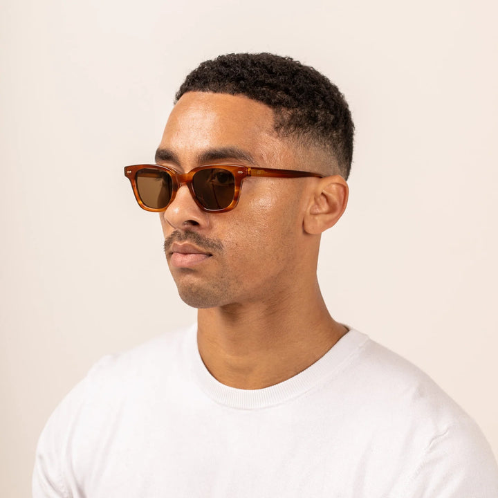 Sito | Ryker Sunglasses | Tangello/Brown Polar