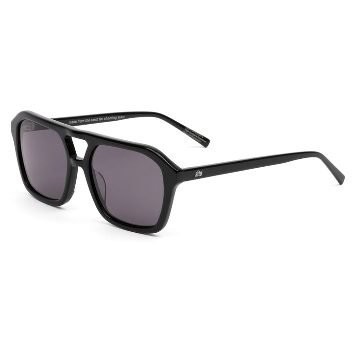 Sito | The Void Sunglasses | Black/Smoke Grey