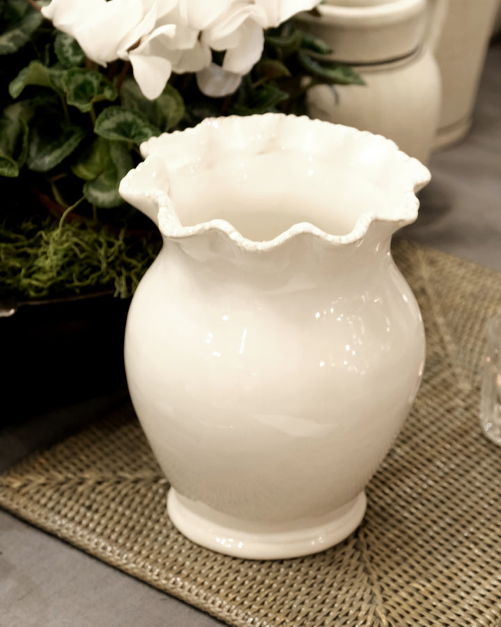 Scallopia Rope Ceramic Vase | H28cm