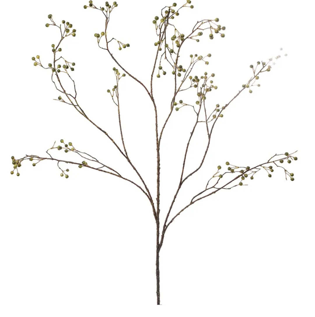 Mini Berry Branch | 120cm | Green