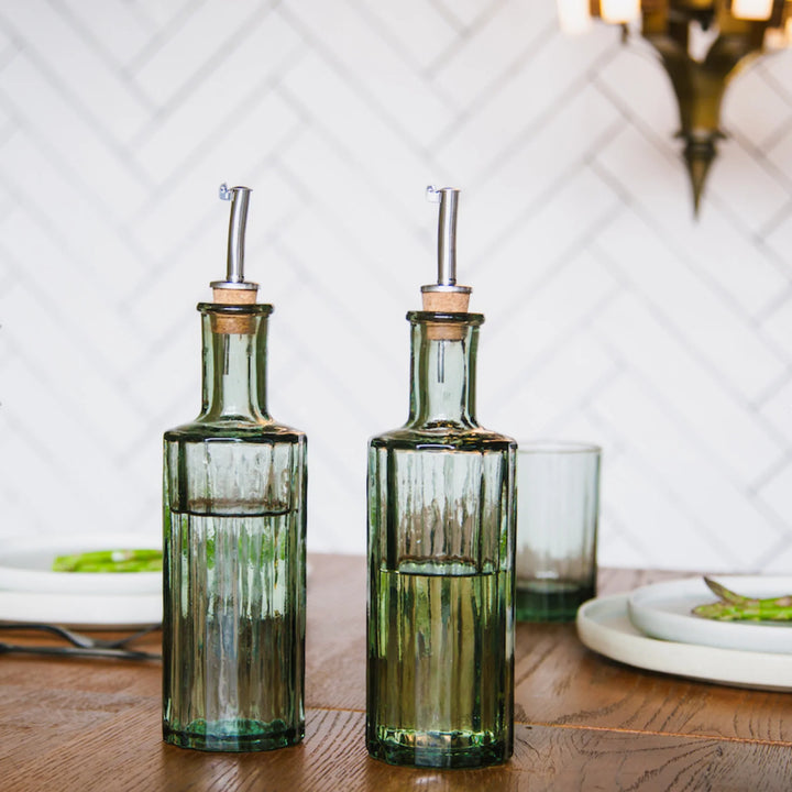 Reed Oil Bottle | Smokey Green