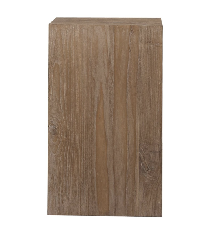 Adkins Wood Pedestal | Flamant Belgium | 30X30X70