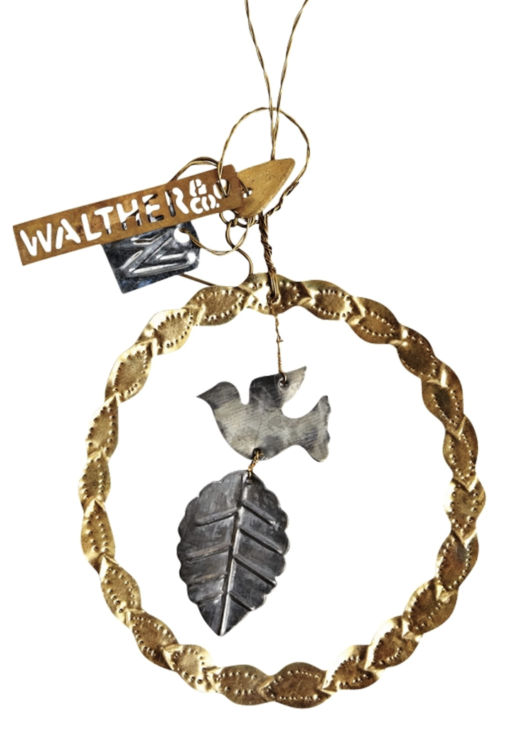 Bird In A Ring 9cm | Hanging Decoration