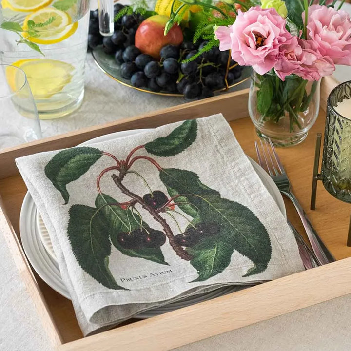 Fruits | Linen Napkin | Set of 6 Mixed