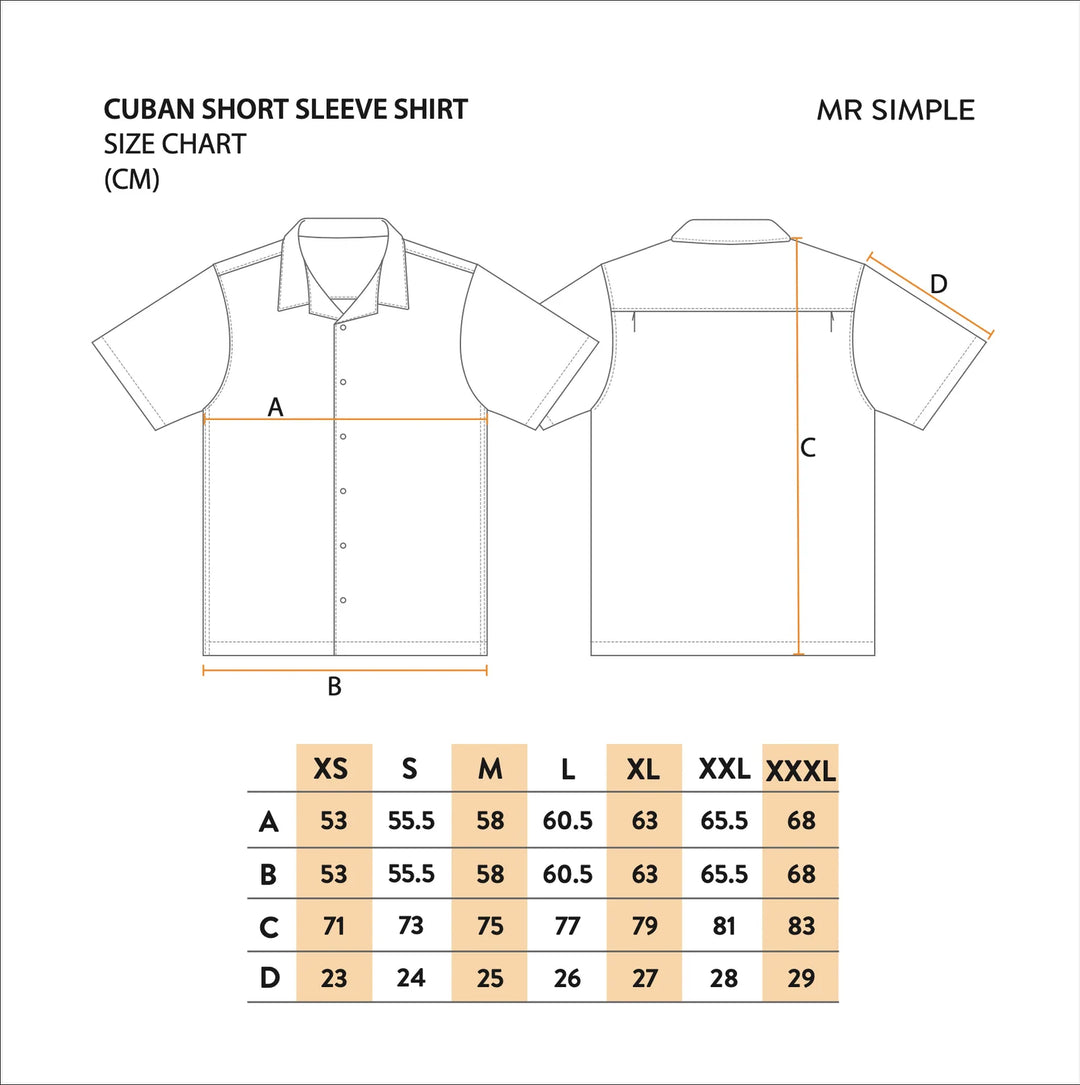 Simple | Shore Cuban Short Sleeve Shirt | Slate Blue