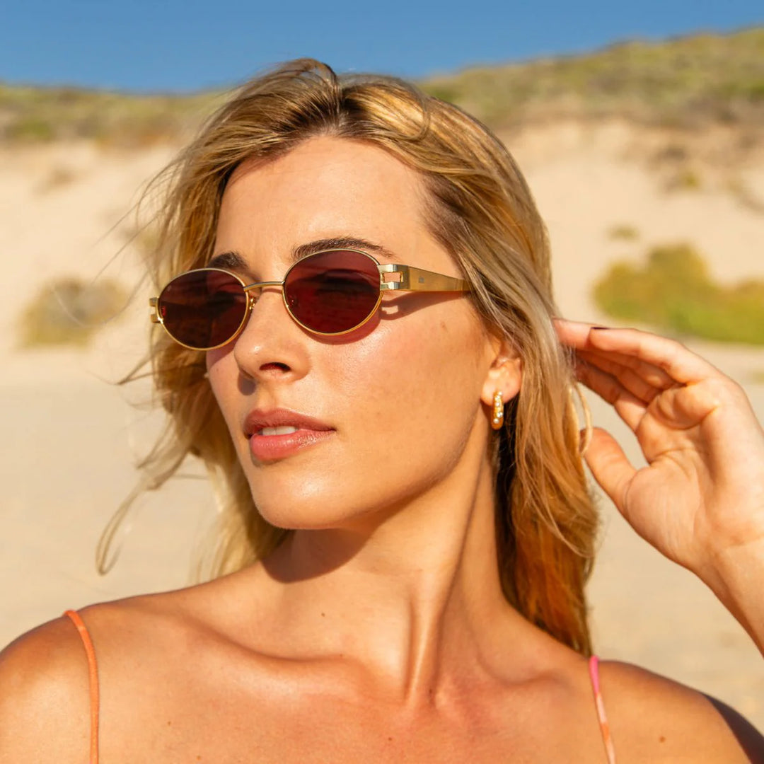 Sito | Stevie Sunglasses | Yellow Gold / Chintz