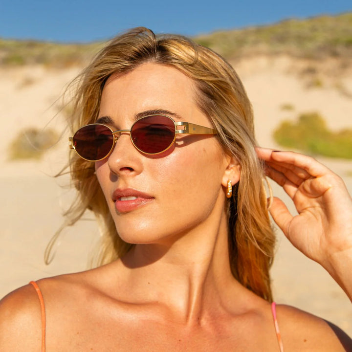 Sito | Stevie Sunglasses | Yellow Gold / Chintz
