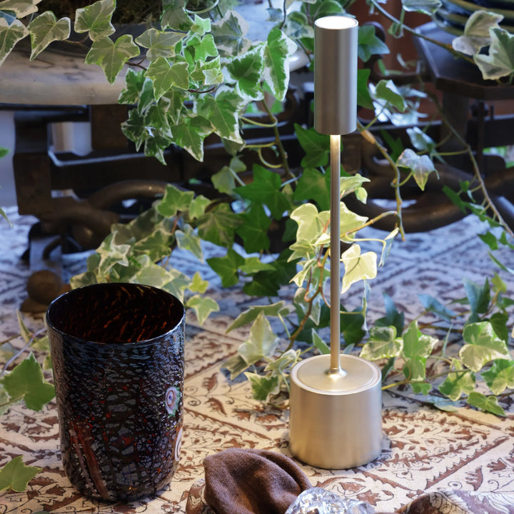 Karoline Brushed Brass Alfresco Rechargeable Table Lamp