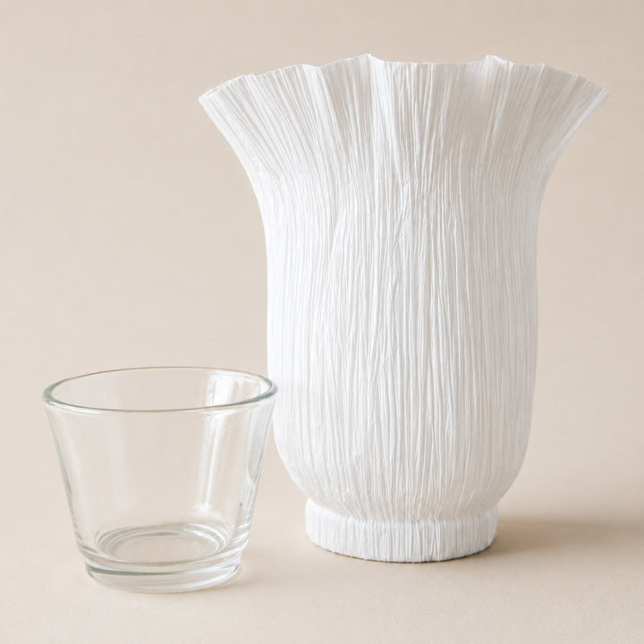 Open Bell Paper Tealight Holder | H 15cm | Made in France
