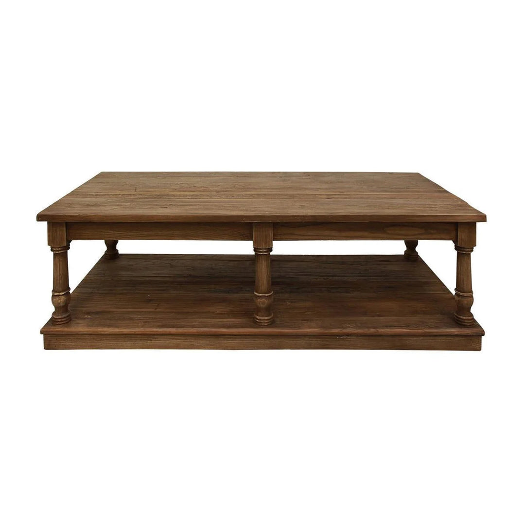 Luxor Coffee Table | Reclaimed Elm | W140 x D69 x H45cm