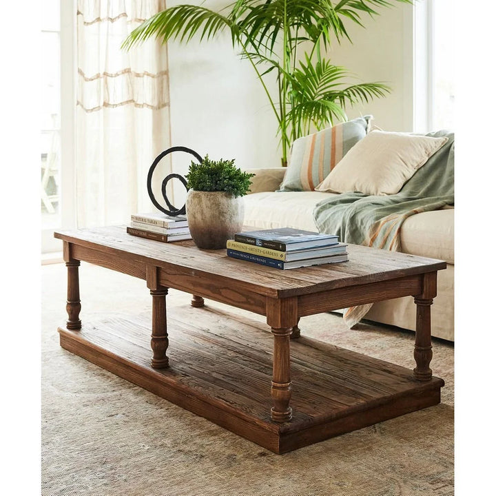 Luxor Coffee Table | Reclaimed Elm | W140 x D69 x H45cm