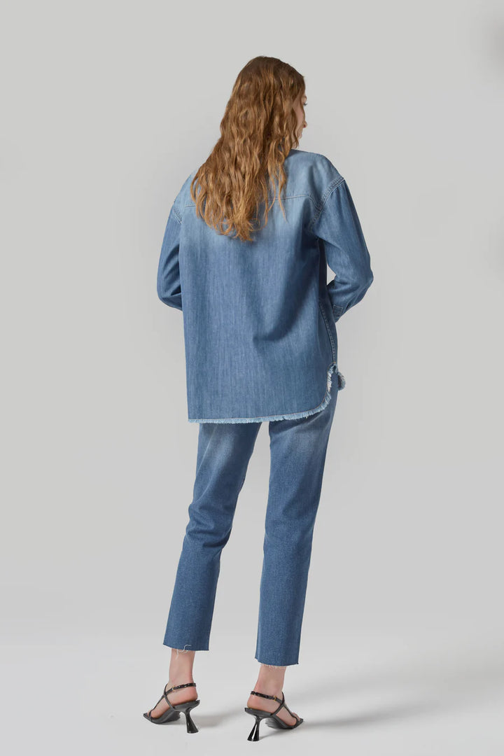 Dricoper Tahiti Pacific Blue Denim Shirt