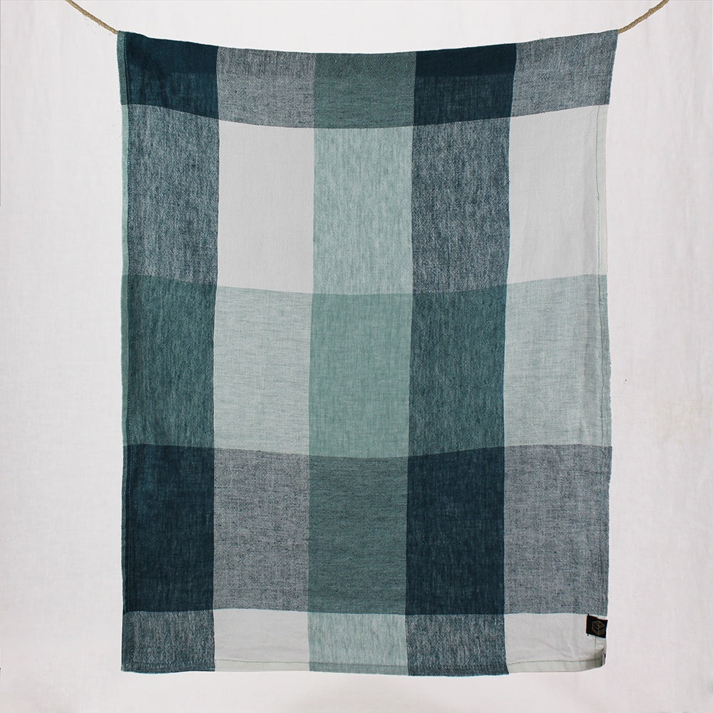 Tenerife Linen Tea Towel | Celadon