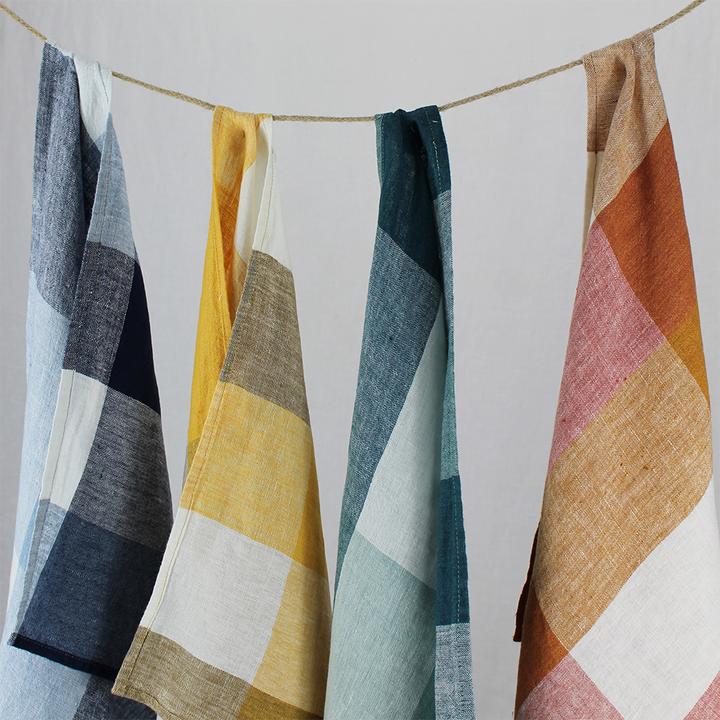 Tenerife Linen Tea Towel | Celadon