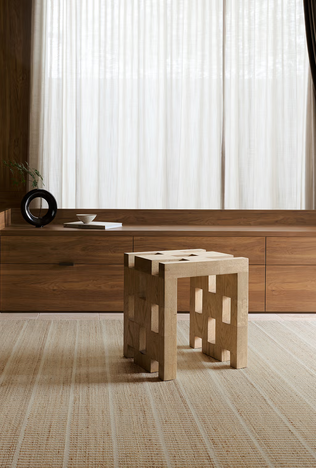 Armadillo Trellis Rug | Natural/Sandstone *Dropship Only*