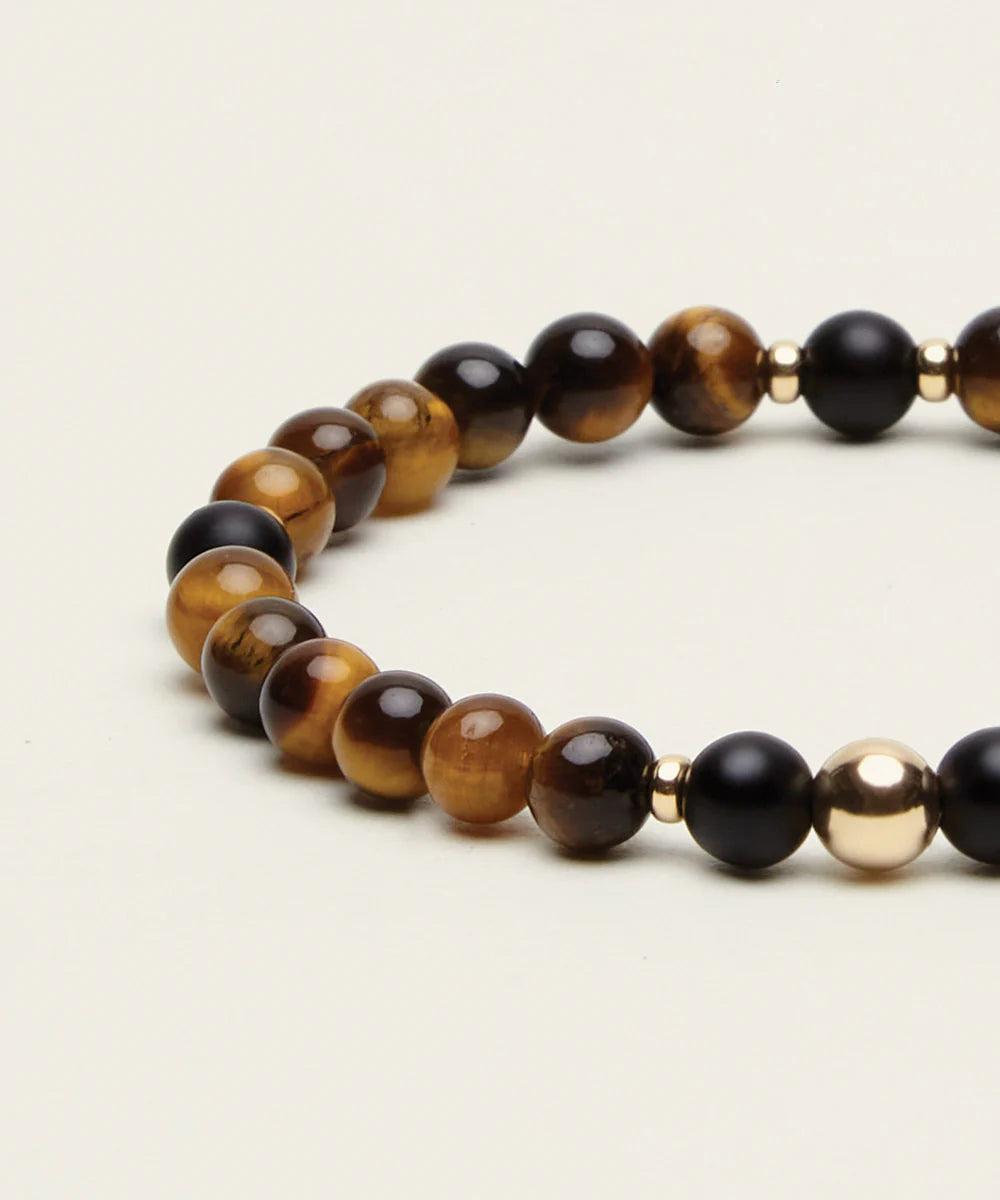 Spiritus | Universal Inspiration Bracelet | Tigers Eye, Onyx