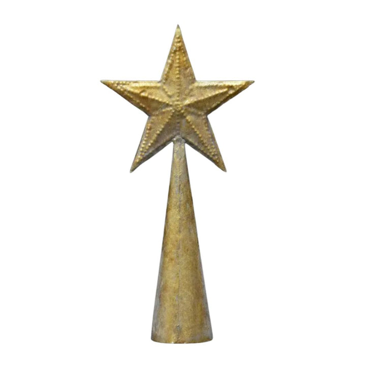 Celestial Antiqued Gold Star | Small 39cmH