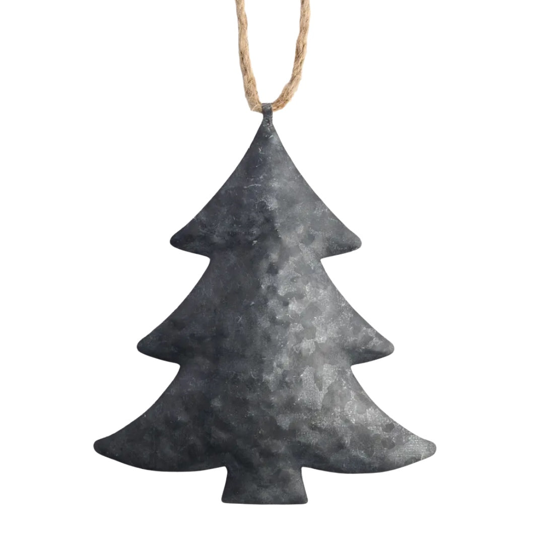 Evergreen Tin Hanging Decoration | Large 20cm