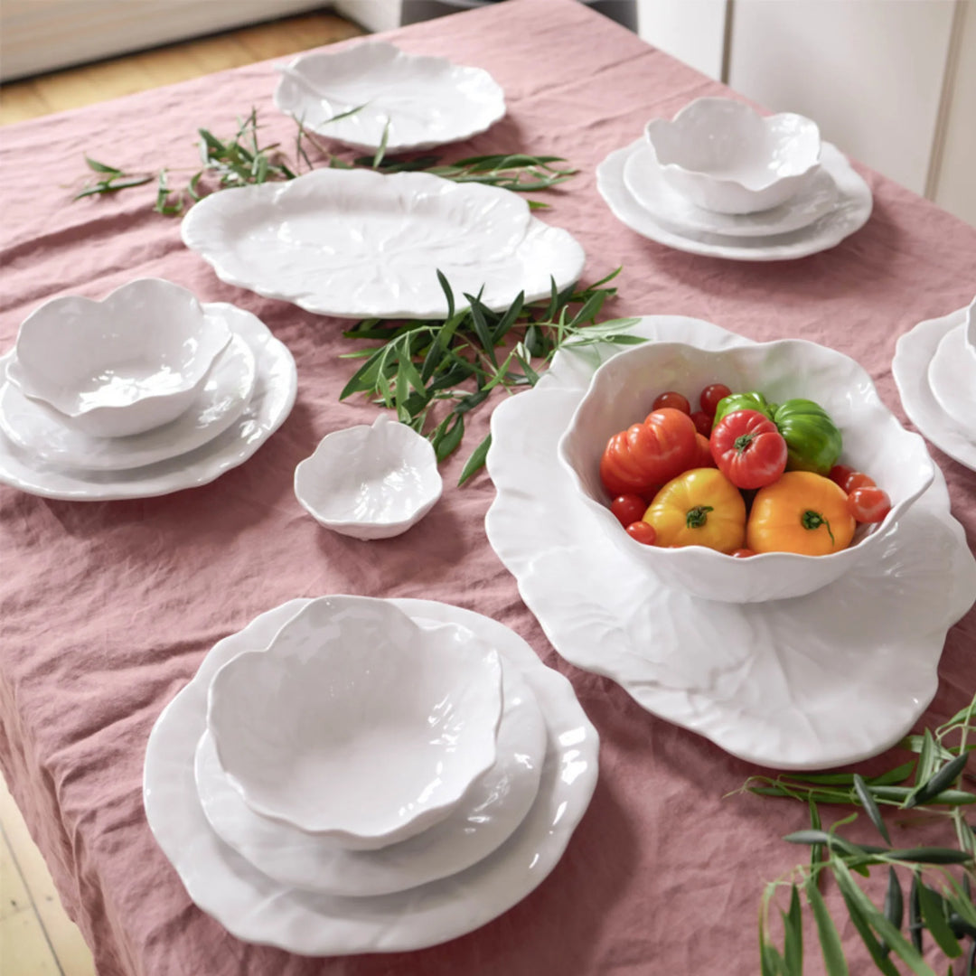 Cabbage Oval Platter 50cm | Melamine | White