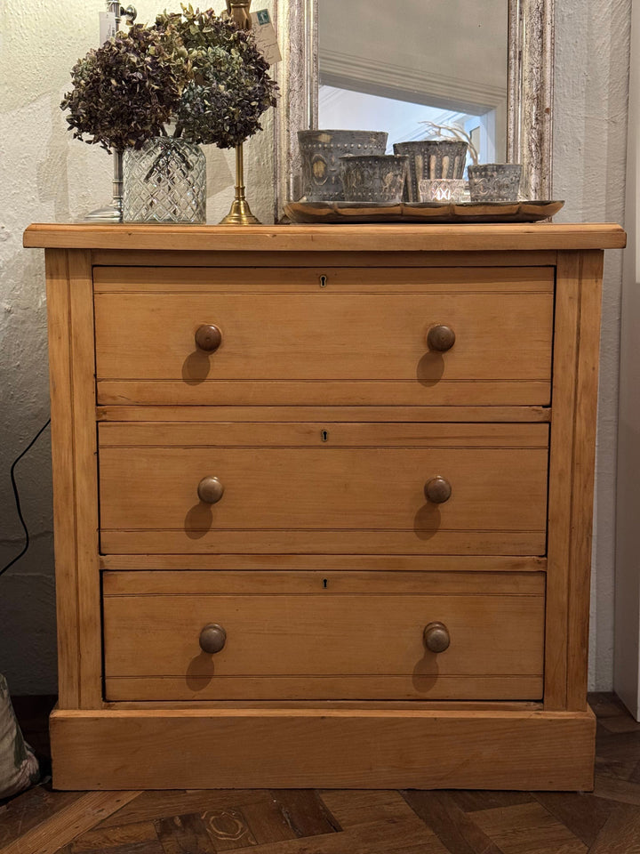 Kauri Pine Chest of Three Drawers