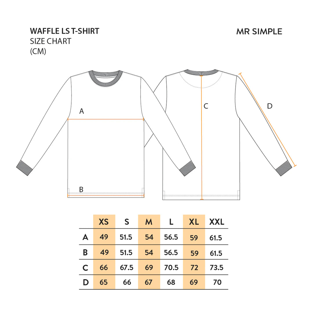 Simple | Men’s Smith Long Sleeve Waffle | Fatigue
