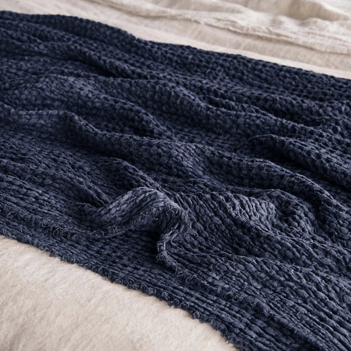 Flocca Linen Blanket | Bateau