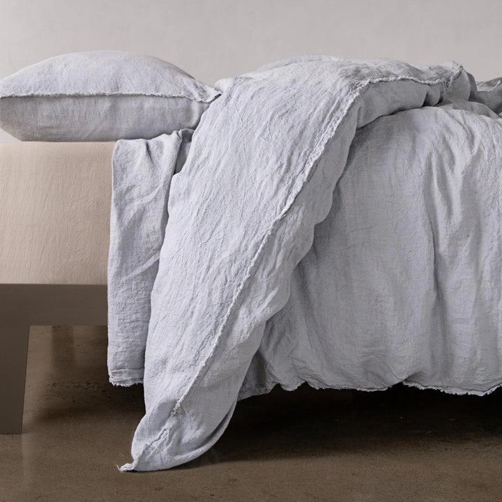 Flocca Duvet Cover | King | Fog-Suzie Anderson Home
