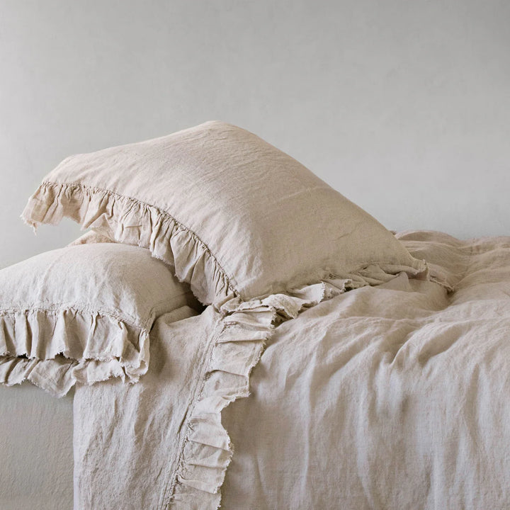 Kristine Euro Pillowcase + Ruffle | Sable-Suzie Anderson Home