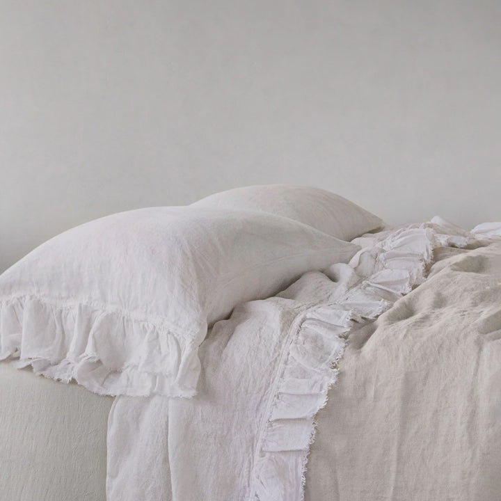 Kristine Standard Pillowcase + Ruffle | Petra