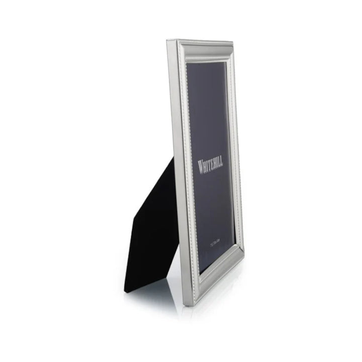 Beaded Photo Frame | Silver Plate | 13x18cm