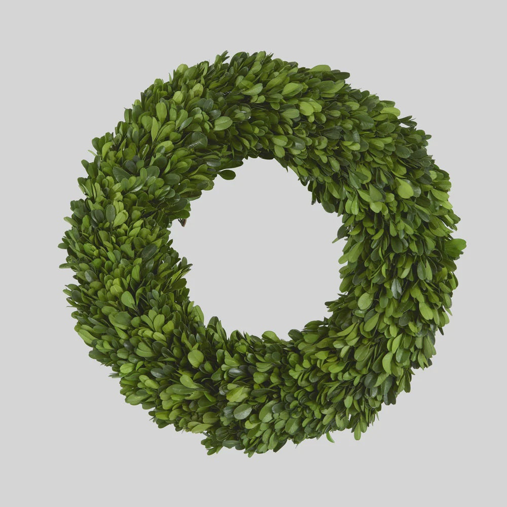 Preserved Boxwwod 35cm Wreath